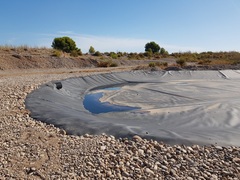 Obras de la cuarta laguna artificial del Mijares_3