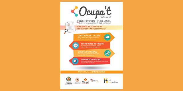 Cartell del frum Ocupa't 2022 