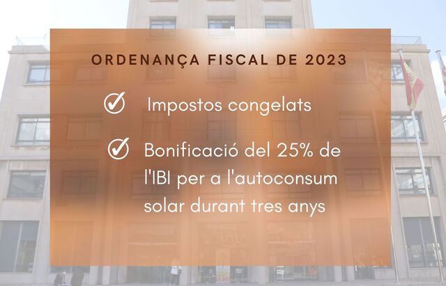 Modificacin de la ordenanza fiscal de 2023