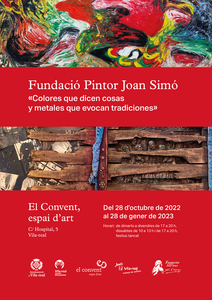 Fundaci  Pintor Joan Sim "Colres que dicen cosas y metales que evocan tradiciones"