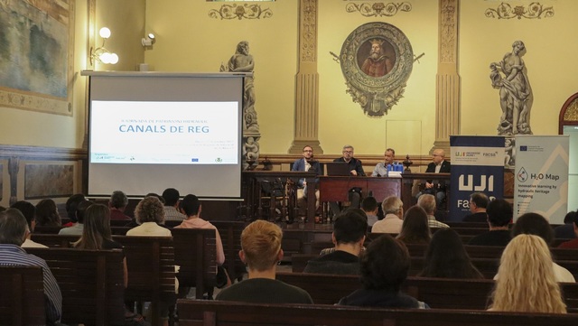 Jornada sobre patrimonio hidrulico en el saln de la Comunidad de Regantes