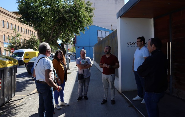 Alcalde al barri en el barrio del Crist del Calvari