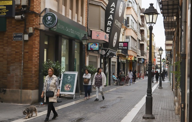 Alumbrado en la zona centro de Vila-real