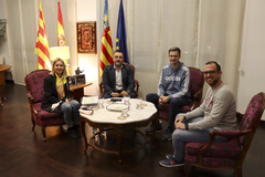 Reunió de l'alcalde amb Joventut Antoniana 