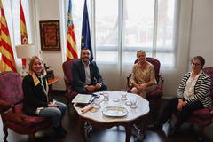 Reunión del alcalde con la asociación San Vicente de Paúl
