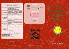 Trptico informativo del Aplec de Nadal 2022