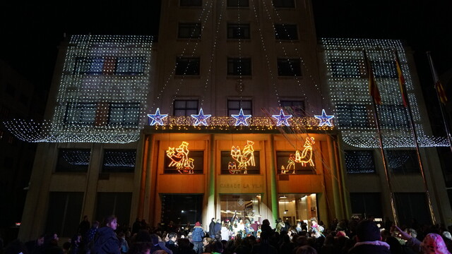 Imatge d'arxiu de l'encesa de les llums de Nadal