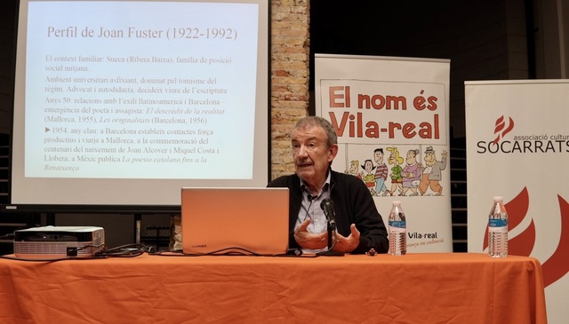 Conferència de Vicent Pitarch sobre Joan Fuster
