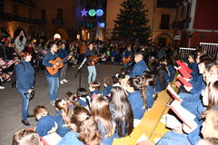 Encesa de l'arbre de Nadal i presentació del Naixement en la plaça de la Vila_2