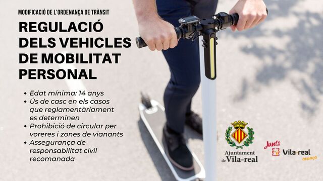 Nova regulació per als Vehicles de Mobilitat Personal
