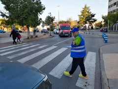 Primer dia del projecte de patrulles escolars