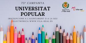 73a campanya de la Universitat Popular