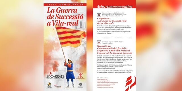 Programa de actos para conmemorar la quema de Vila-real_1