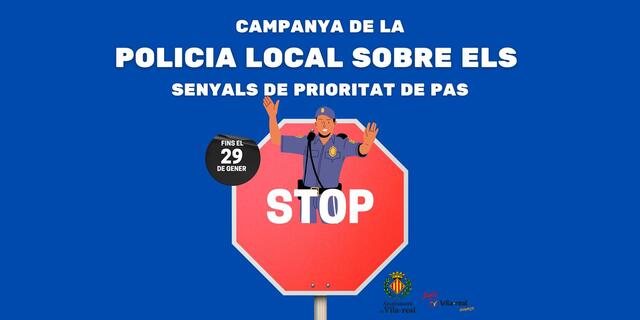 Campanya de la Policia Local sobre la preferncia de pas 