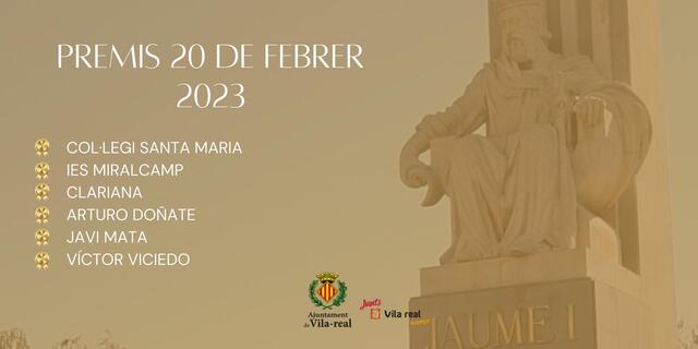 Premios 20 de Febrer de 2023