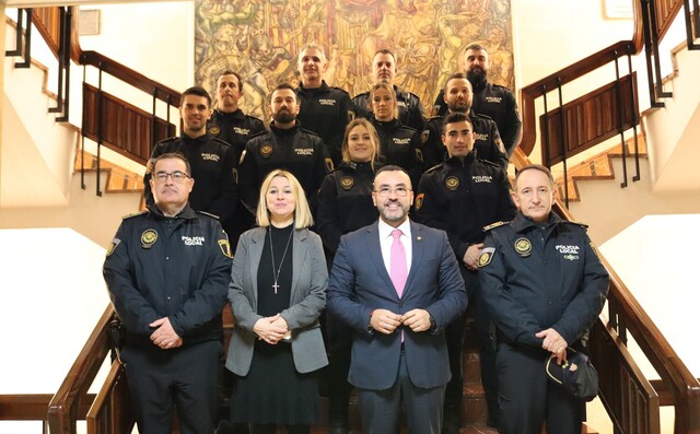 Recepci dels nous agents de la Policia Local 