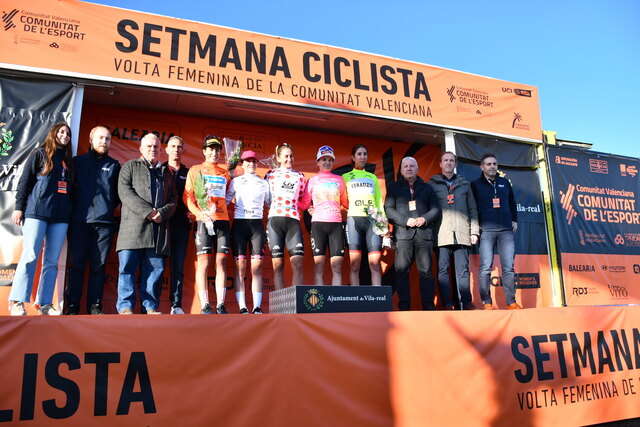 Final de la segunda etapa de la Setmana Ciclista Valenciana