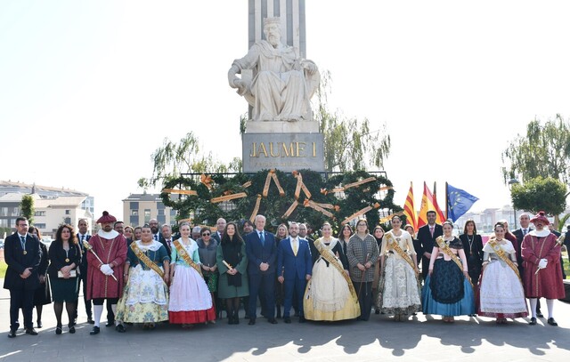 Homenatge a Jaume I i lectura de la Carta Pobla_3