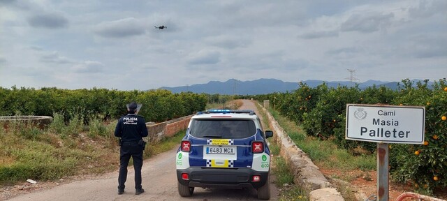 Dispositivo de vigilancia en el campo para evitar robos