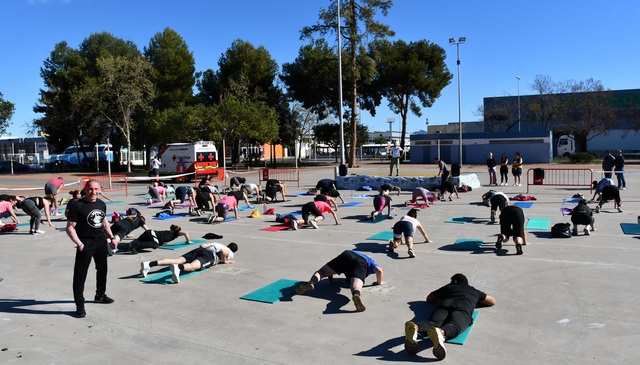 Clase de entrenamiento funcional en la Mayorazga_1