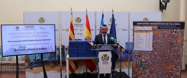 El alcalde hace balance de los pagos por el urbanismo del PP desde 2011