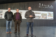 Inauguraci de l'exposici sobre el Termet al Mur de l'Art Visual