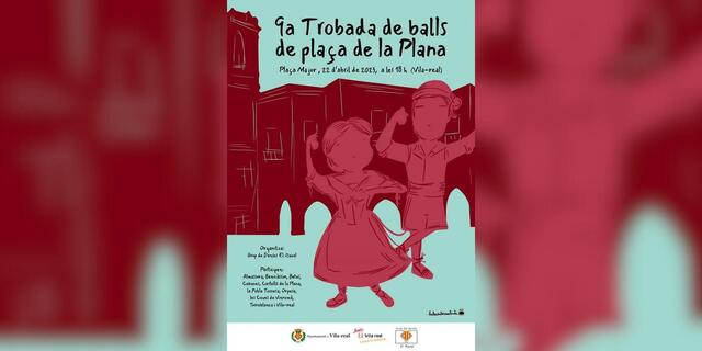 Cartell de la 9a Trobada de ball de plaa de la Plana