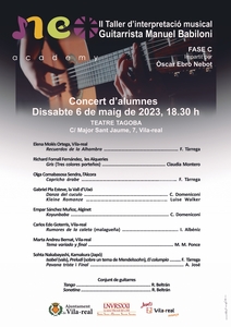 II Taller de interpretacin musical guitarrista Manuel Babiloni