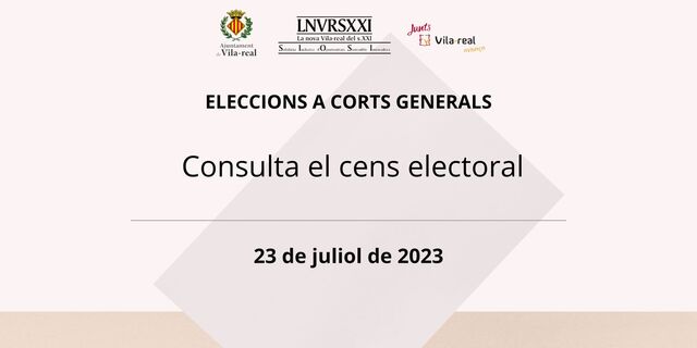 Consulta del censo electoral 23J