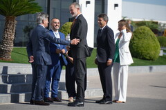 Visita del rey Felipe VI a Porcelanosa 