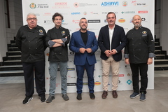 Cocina en vivo de las jornadas gastronmicas de la olla de la Plana