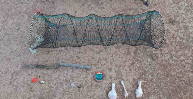 Trampas furtivas de pesca localizadas en el paisaje protegido del Millars