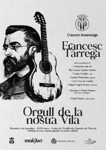 Concert homenatge Francesc Trrega - Orgull de la nostra Vila