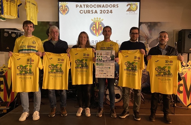 Presentacin de la XI Carrera solidaria de la pea Cltic Submar