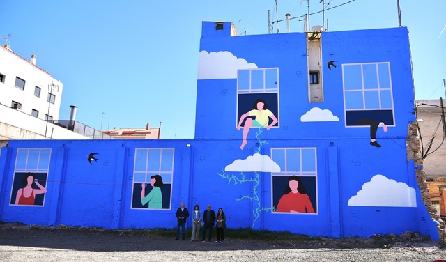 Mural d'art urb 'Venat' de Dakota Hernndez per al TEST 2024