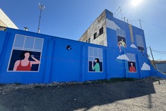 Mural de arte urbano 'Vecindario' de Dakota Hernndez para TEST 2024_5