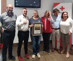Reconeixement a l'expresidenta de Creu Roja Carmen Galindo