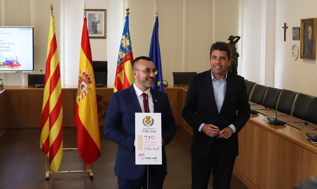 Visita del president de la Generalitat, Carlos Mazn