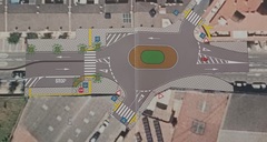 Obras de la nueva rotonda en la avenida Europa_2