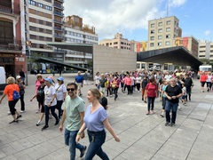 Caminata saludable de los centros de salud