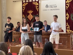 Recepcin a alumnos de intercambio con el colegio Santa Mara_2