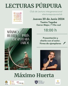 Presentacin del libro Pars despertaba tarde, de Mximo Huerta