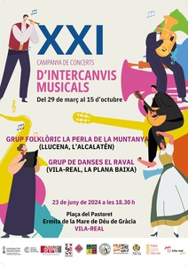 XXI Campaa de conciertos de intercambios musicales, Grup folkric la Perla de la Muntanya y Grup de Danses El Raval