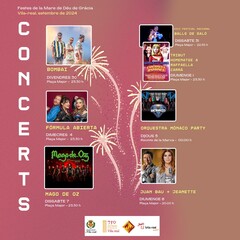 Concerts de les festes de la Mare de Du de Grcia