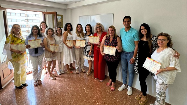 Clausura de los cursos de valenciano de la Concejala de Normalizacin Lingstica