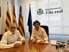 Reunin de Antonio Marn con el delegado saharaui para la Comunidad Valenciana