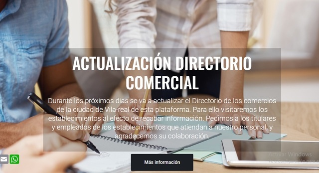 Actualitzaci del directori comercial de Vila-real