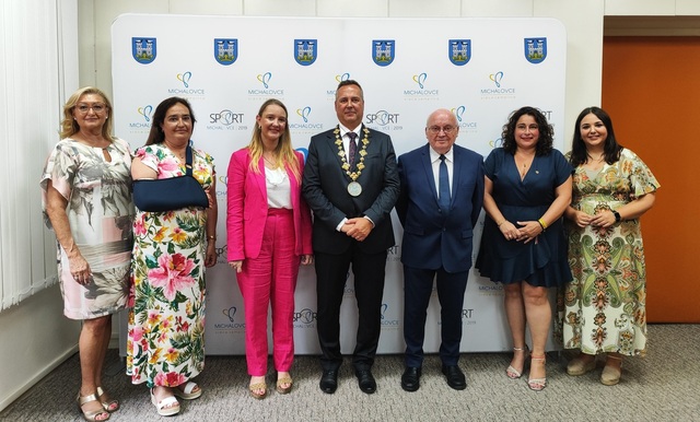 Recepcin oficial en Michalovce