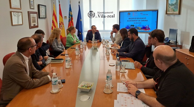 Visita de l'Ajuntament de Girona