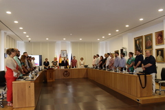 Minut de silenci en el ple ordinari d'agost